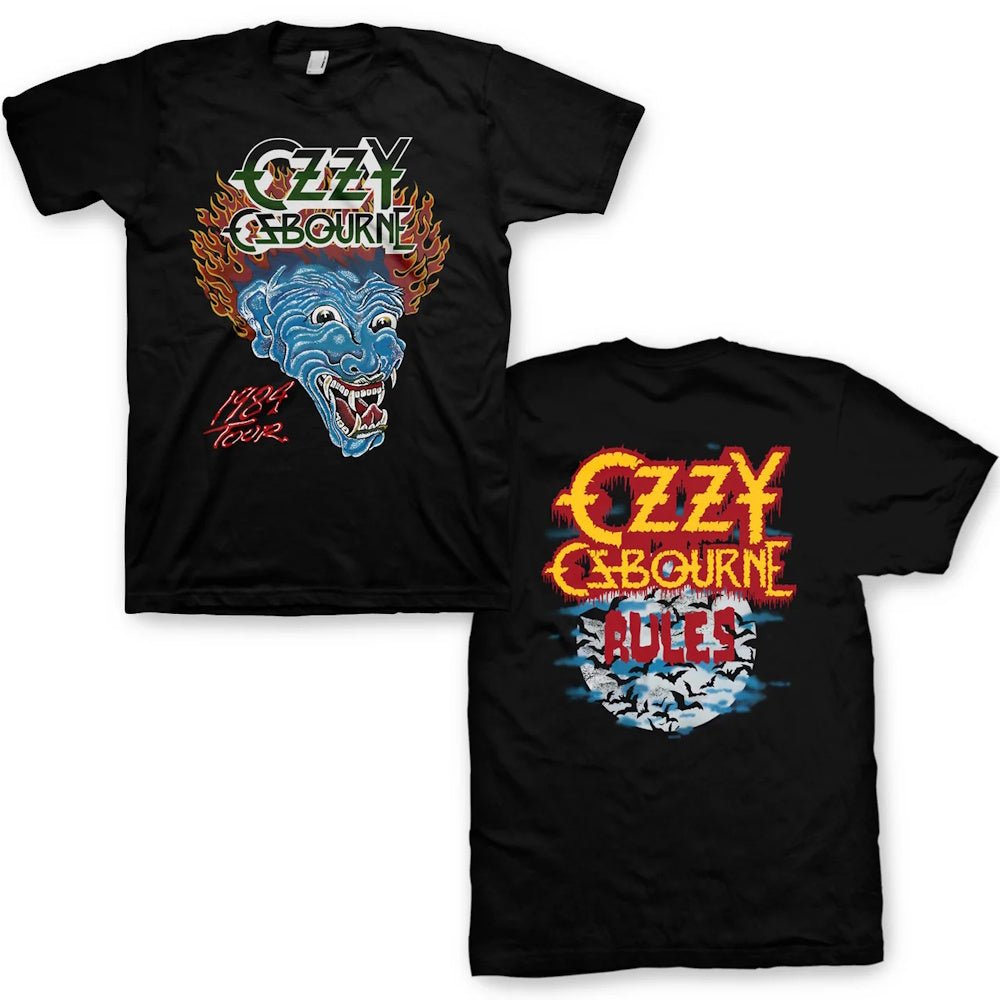 【予約商品】 OZZY OSBOURNE オジーオズボーン (追悼 ) - Blue Demon / バックプリントあり / Tシャツ / メンズ - PGS